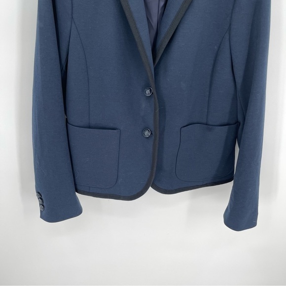 Gap Academy Blazer Jacket Navy Blue Single Breasted Front Pockets Size 6 - Picture 5 of 6